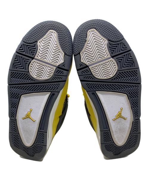 NIKE（ナイキ）NIKE (ナイキ) NIKE Air Jordan 4 スニーカー イエロー×ブラック サイズ:26.5cmの古着・服飾アイテム
