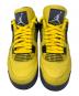 中古・古着 NIKE (ナイキ) NIKE Air Jordan 4 スニーカー イエロー×ブラック サイズ:26.5cm：14000円