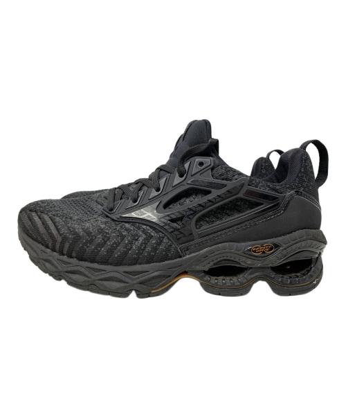 MIZUNO（ミズノ）MIZUNO (ミズノ) MIZUNO WAVE CREATION WAVE KNIT スニーカー ブラック サイズ:26.5cmの古着・服飾アイテム