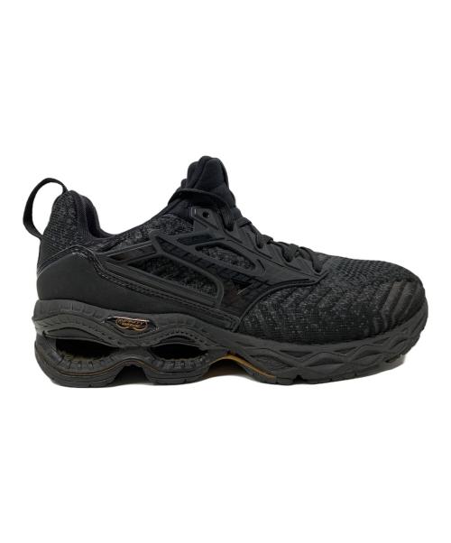 MIZUNO（ミズノ）MIZUNO (ミズノ) MIZUNO WAVE CREATION WAVE KNIT スニーカー ブラック サイズ:26.5cmの古着・服飾アイテム