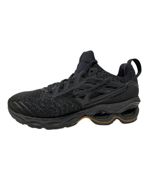 MIZUNO（ミズノ）MIZUNO (ミズノ) MIZUNO WAVE CREATION WAVE KNIT スニーカー ブラック サイズ:26.5cmの古着・服飾アイテム