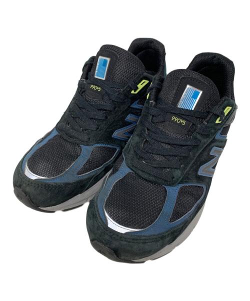 NEW BALANCE（ニューバランス）NEW BALANCE (ニューバランス) NEW BALANCE スニーカー ブラック×ブルー サイズ:26㎝の古着・服飾アイテム