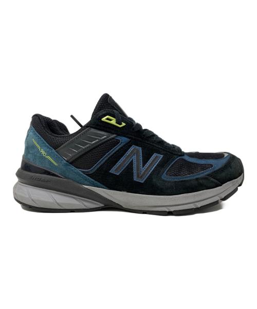 NEW BALANCE（ニューバランス）NEW BALANCE (ニューバランス) NEW BALANCE スニーカー ブラック×ブルー サイズ:26㎝の古着・服飾アイテム