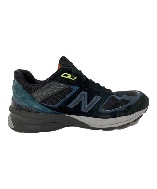 NEW BALANCE（ニューバランス）NEW BALANCE (ニューバランス) NEW BALANCE スニーカー ブラック×ブルー サイズ:26㎝の古着・服飾アイテム