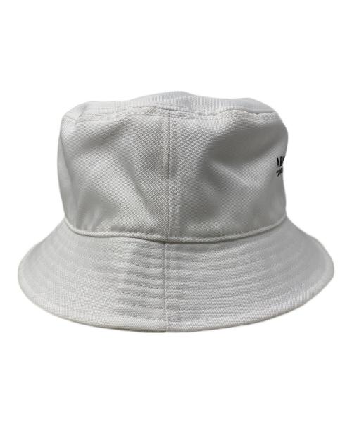 ARMANI EXCHANGE（アルマーニ エクスチェンジ）ARMANI EXCHANGE (アルマーニ エクスチェンジ) ARMANI EXCHANGE バケットハット ホワイトの古着・服飾アイテム