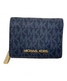 MICHAEL KORS（マイケルコース）の古着「MICHAEL KORS 3つ折り財布」｜ネイビー