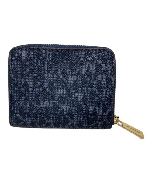 MICHAEL KORS（マイケルコース）MICHAEL KORS (マイケルコース) MICHAEL KORS 3つ折り財布 ネイビーの古着・服飾アイテム