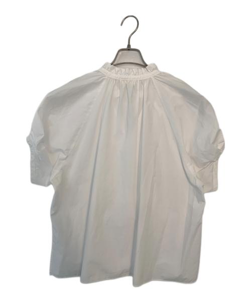 BALLSEY（ボールジィ）BALLSEY (ボールジィ) BALLSEY 半袖ブラウス ホワイト サイズ:36の古着・服飾アイテム