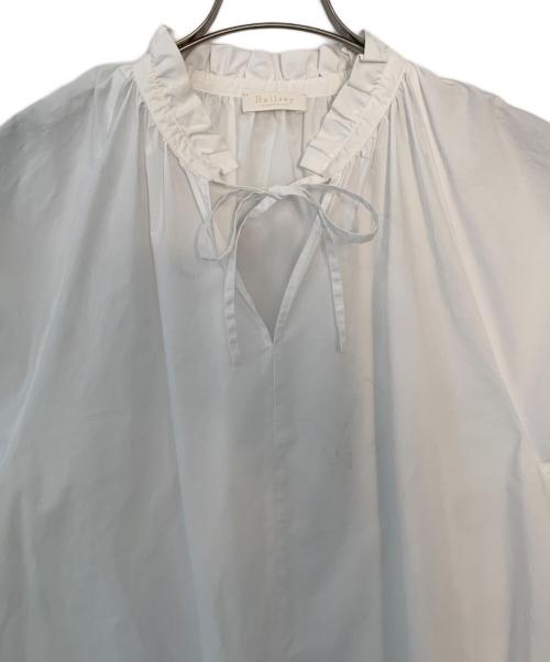BALLSEY（ボールジィ）BALLSEY (ボールジィ) BALLSEY 半袖ブラウス ホワイト サイズ:36の古着・服飾アイテム