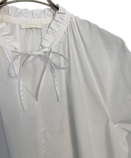 BALLSEY（ボールジィ）BALLSEY (ボールジィ) BALLSEY 半袖ブラウス ホワイト サイズ:36の古着・服飾アイテム
