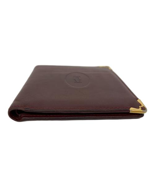 Cartier（カルティエ）Cartier (カルティエ) Cartier 2つ折り財布 ワインレッドの古着・服飾アイテム