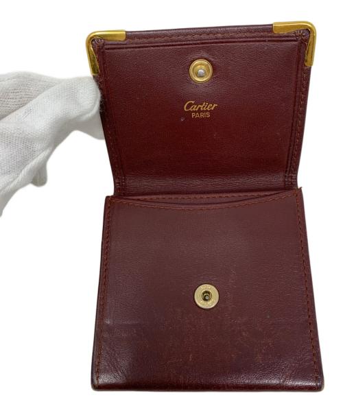 Cartier（カルティエ）Cartier (カルティエ) Cartier コインケース ボルドーの古着・服飾アイテム
