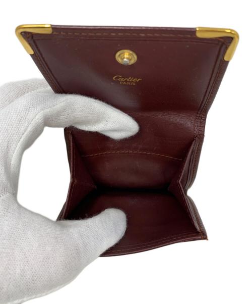 Cartier（カルティエ）Cartier (カルティエ) Cartier コインケース ボルドーの古着・服飾アイテム