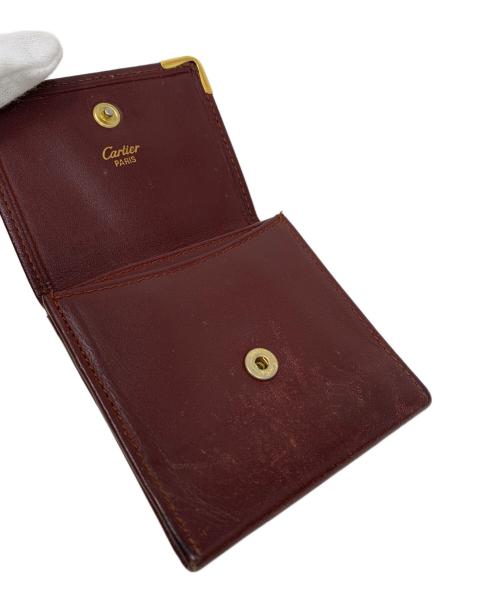 Cartier（カルティエ）Cartier (カルティエ) Cartier コインケース ボルドーの古着・服飾アイテム
