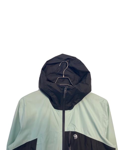 MOUNTAIN HARD WEAR（マウンテンハードウェア）MOUNTAIN HARD WEAR (マウンテンハードウェア) MOUNTAIN HARD WEAR エクスポージャー 2 ゴアテックス パックライト ジャケット スカイブルー×ブラック サイズ:Mの古着・服飾アイテム