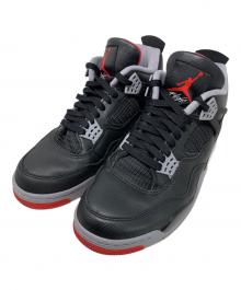 NIKE（ナイキ）の古着「NIKE AIR JORDAN4 RETRO "Bred Reimagined ハイカットスニーカー」｜ブラック