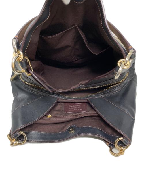 COACH（コーチ）COACH (コーチ) COACH トートバッグ ブラック×ベージュの古着・服飾アイテム