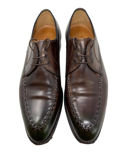 BONTONI（ボントーニ）BONTONI (ボントーニ) BONTONI Uチップシューズ ブラウン サイズ:24.5cmの古着・服飾アイテム