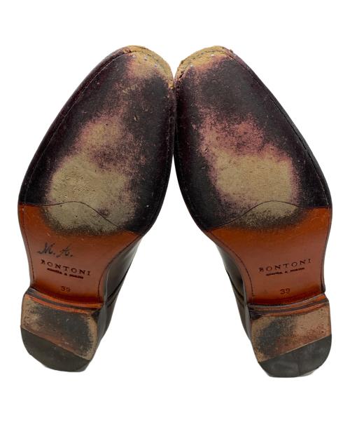 BONTONI（ボントーニ）BONTONI (ボントーニ) BONTONI Uチップシューズ ブラウン サイズ:24.5cmの古着・服飾アイテム
