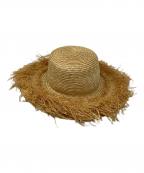 LOLA  hatsLOLA hats）の古着「LOLA  hats ストローハット」｜ベージュ