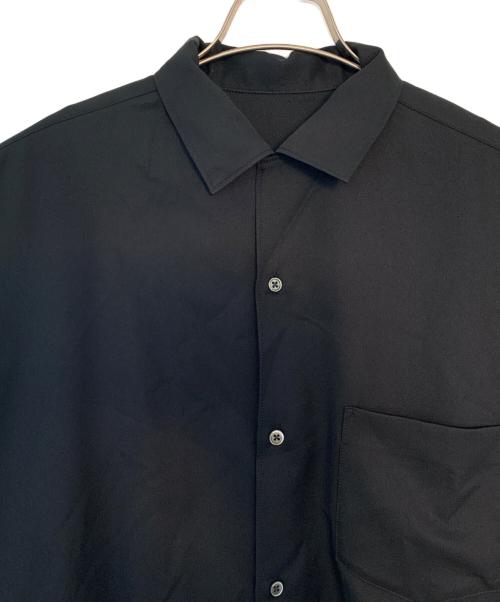 FreshService（フレッシュサービス）FreshService (フレッシュサービス) FreshService COOLFIBER OPEN COLLAR L/S SHIRT 長袖シャツ ブラック サイズ:Lの古着・服飾アイテム