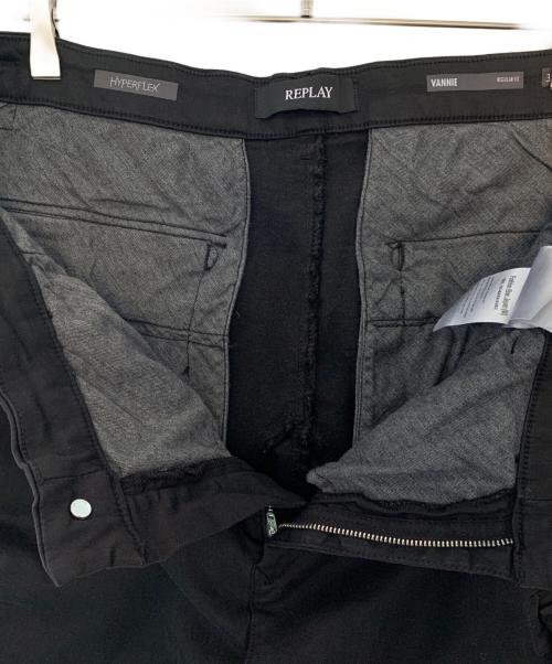 REPLAY（リプレイ）REPLAY (リプレイ) REPLAY Hyperflex スーパーストレッチショーツ ブラック サイズ:36の古着・服飾アイテム