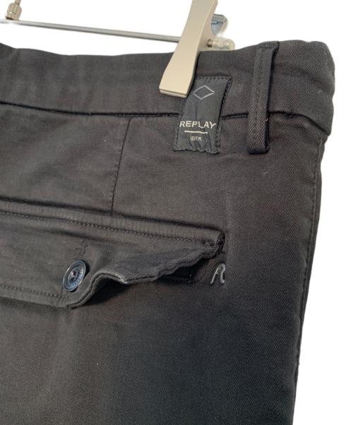 REPLAY（リプレイ）REPLAY (リプレイ) REPLAY Hyperflex スーパーストレッチショーツ ブラック サイズ:36の古着・服飾アイテム