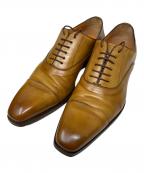 Santoniサントーニ）の古着「Santoni ビジネスシューズ」｜ブラウン