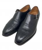JOHN LOBBジョンロブ）の古着「JOHN LOBB BARKLEY バークレー シングルモンクシューズ」｜ブラック