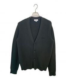 LACOSTE（ラコステ）の古着「LACOSTE 厚手カーディガン」｜グリーン