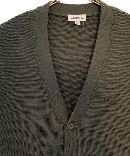 LACOSTE（ラコステ）LACOSTE (ラコステ) LACOSTE 厚手カーディガン グリーン サイズ:4の古着・服飾アイテム