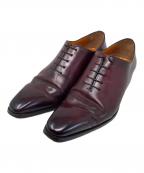 Santoniサントーニ）の古着「Santoni レザーシューズ」｜ブラウン