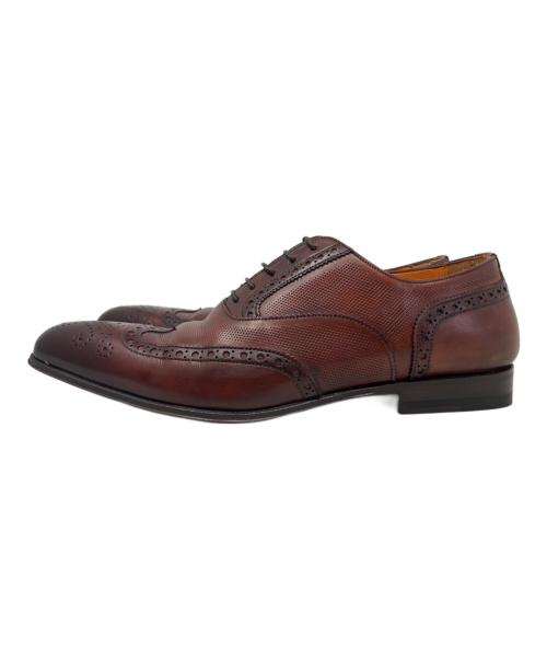 Santoni（サントーニ）Santoni (サントーニ) Santoni レザーシューズ ブラウン サイズ:4 1/2の古着・服飾アイテム