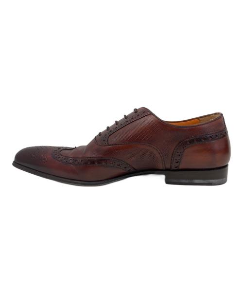 Santoni（サントーニ）Santoni (サントーニ) Santoni レザーシューズ ブラウン サイズ:4 1/2の古着・服飾アイテム