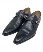 Santoniサントーニ）の古着「Santoni レザーシューズ」｜ブラック