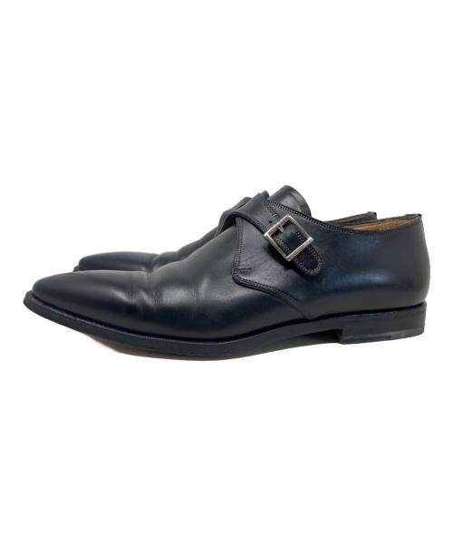 Santoni（サントーニ）Santoni (サントーニ) Santoni レザーシューズ ブラック サイズ:5の古着・服飾アイテム