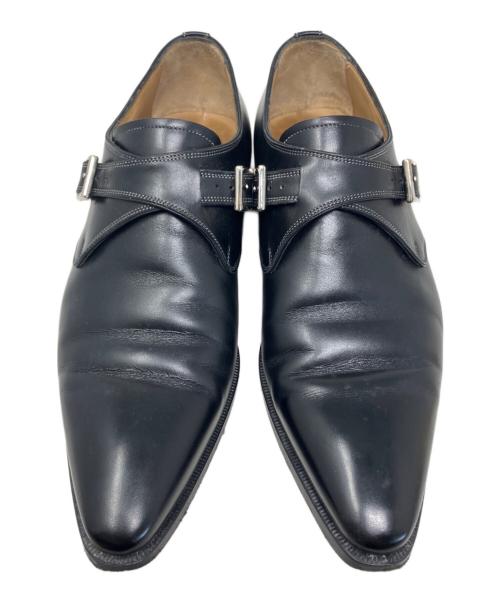Santoni（サントーニ）Santoni (サントーニ) Santoni レザーシューズ ブラック サイズ:5の古着・服飾アイテム
