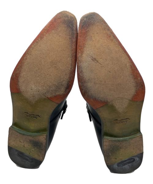 Santoni（サントーニ）Santoni (サントーニ) Santoni レザーシューズ ブラック サイズ:5の古着・服飾アイテム