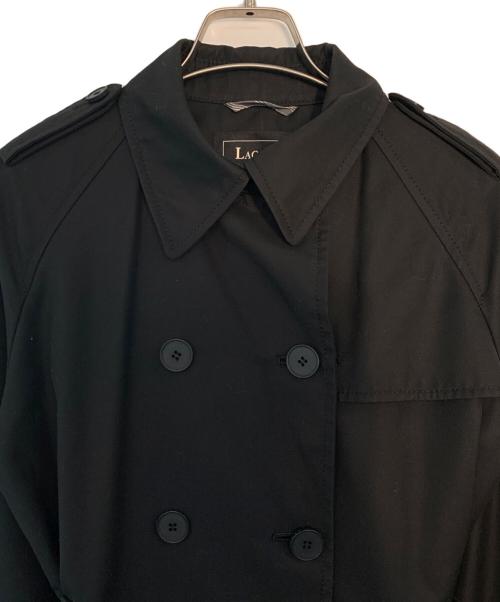 LACOSTE（ラコステ）LACOSTE (ラコステ) LACOSTE トレンチコート ブラック サイズ:40の古着・服飾アイテム