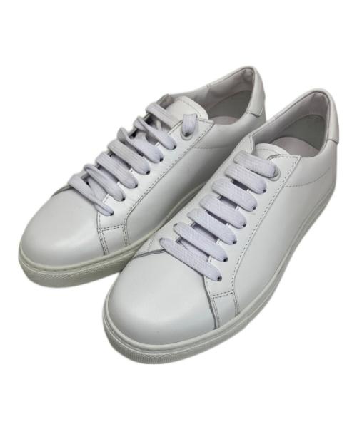 EMPORIO ARMANI（エンポリオ アルマーニ）EMPORIO ARMANI (エンポリオ アルマーニ) EMPORIO ARMANI ローカットスニーカー ホワイト サイズ:34の古着・服飾アイテム