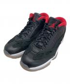 NIKEナイキ）の古着「NIKE AIR JORDAN11 ハイカットスニーカー」｜ブラック×レッド
