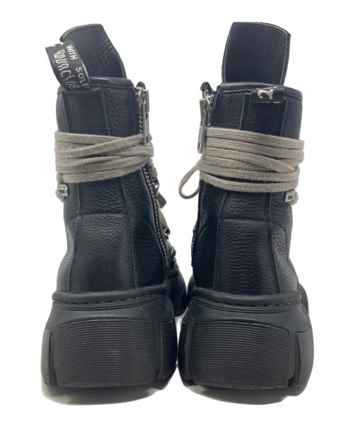 RICK OWENS（リックオウエンス）RICK OWENS (リックオウエンス) Dr.Martens (ドクターマーチン) RICK OWENS Dr.Martens ブーツ ブラック サイズ:28㎝の古着・服飾アイテム