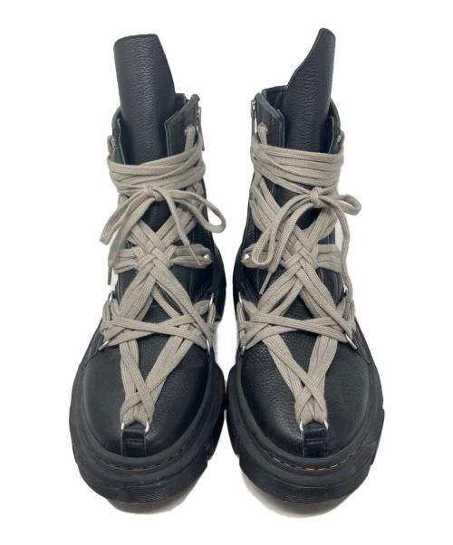 RICK OWENS（リックオウエンス）RICK OWENS (リックオウエンス) Dr.Martens (ドクターマーチン) RICK OWENS Dr.Martens ブーツ ブラック サイズ:28㎝の古着・服飾アイテム