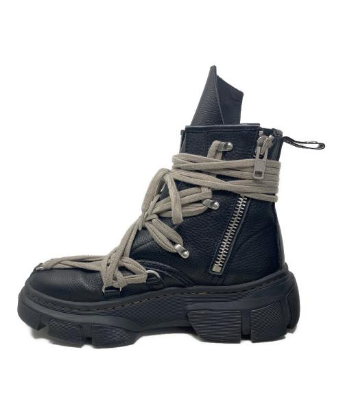 RICK OWENS（リックオウエンス）RICK OWENS (リックオウエンス) Dr.Martens (ドクターマーチン) RICK OWENS Dr.Martens ブーツ ブラック サイズ:28㎝の古着・服飾アイテム