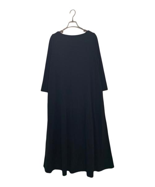 BLUE LABEL CRESTBRIDGE（ブルーレーベルクレストブリッジ）BLUE LABEL CRESTBRIDGE (ブルーレーベルクレストブリッジ) BLUE LABEL CRESTBRIDGE 半袖ワンピース ブラック サイズ:38の古着・服飾アイテム