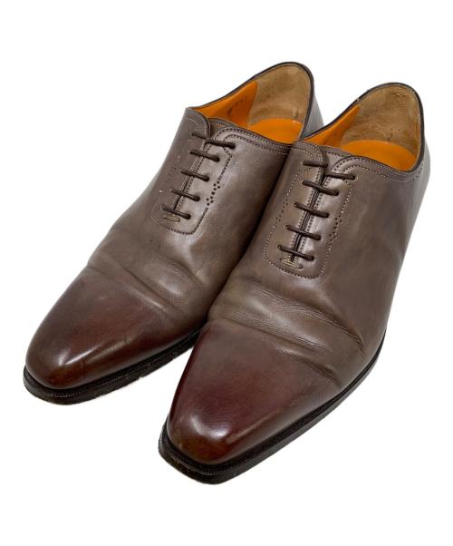 Santoni（サントーニ）Santoni (サントーニ) Santoni レザーシューズ ブラウン サイズ:5の古着・服飾アイテム