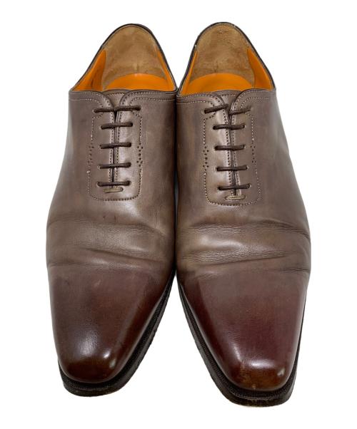 Santoni（サントーニ）Santoni (サントーニ) Santoni レザーシューズ ブラウン サイズ:5の古着・服飾アイテム