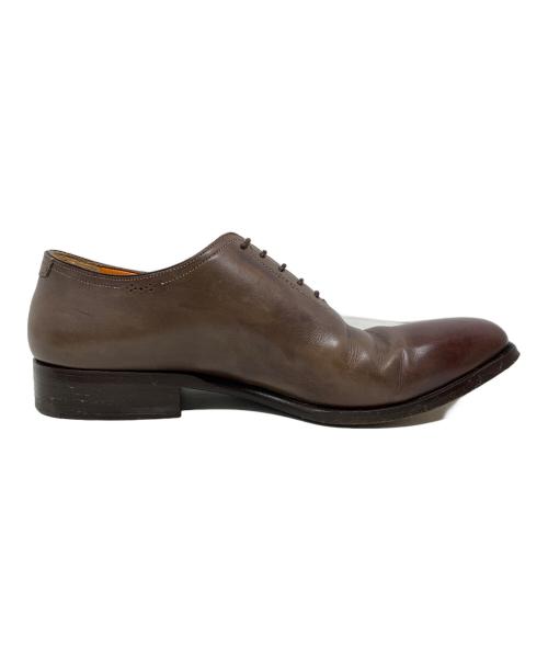 Santoni（サントーニ）Santoni (サントーニ) Santoni レザーシューズ ブラウン サイズ:5の古着・服飾アイテム