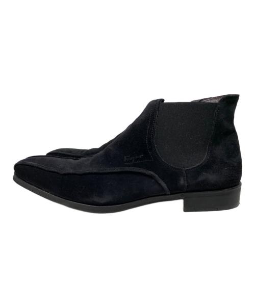 Salvatore Ferragamo（サルヴァトーレ フェラガモ）Salvatore Ferragamo (サルヴァトーレ フェラガモ) Salvatore Ferragamo サイドゴアシューズ ブラック サイズ:2Eの古着・服飾アイテム