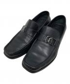 Salvatore Ferragamoサルヴァトーレ フェラガモ）の古着「Salvatore Ferragamo ローファー」｜ブラック